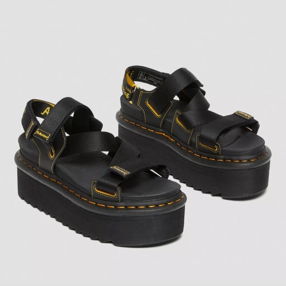 Dr Martens Kimber Logo Webbing Platform sandals - Picture 1 of 7